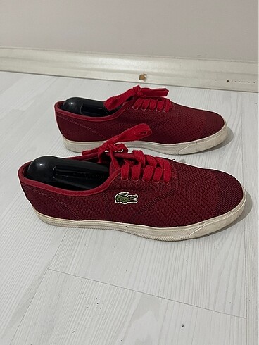 37 Beden kırmızı Renk Orijinal lacoste