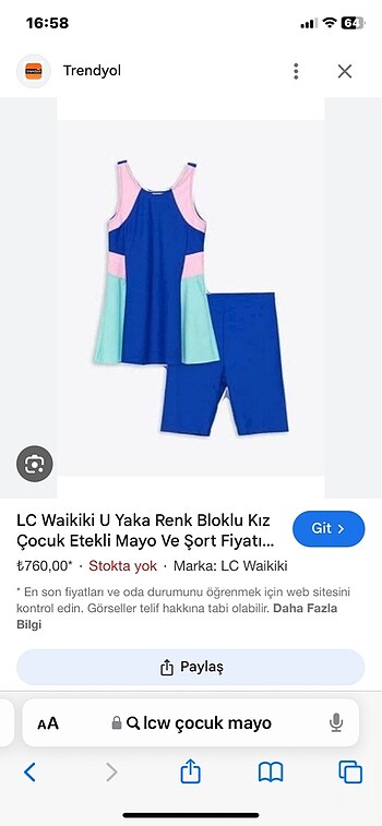 Taytlı mayo
