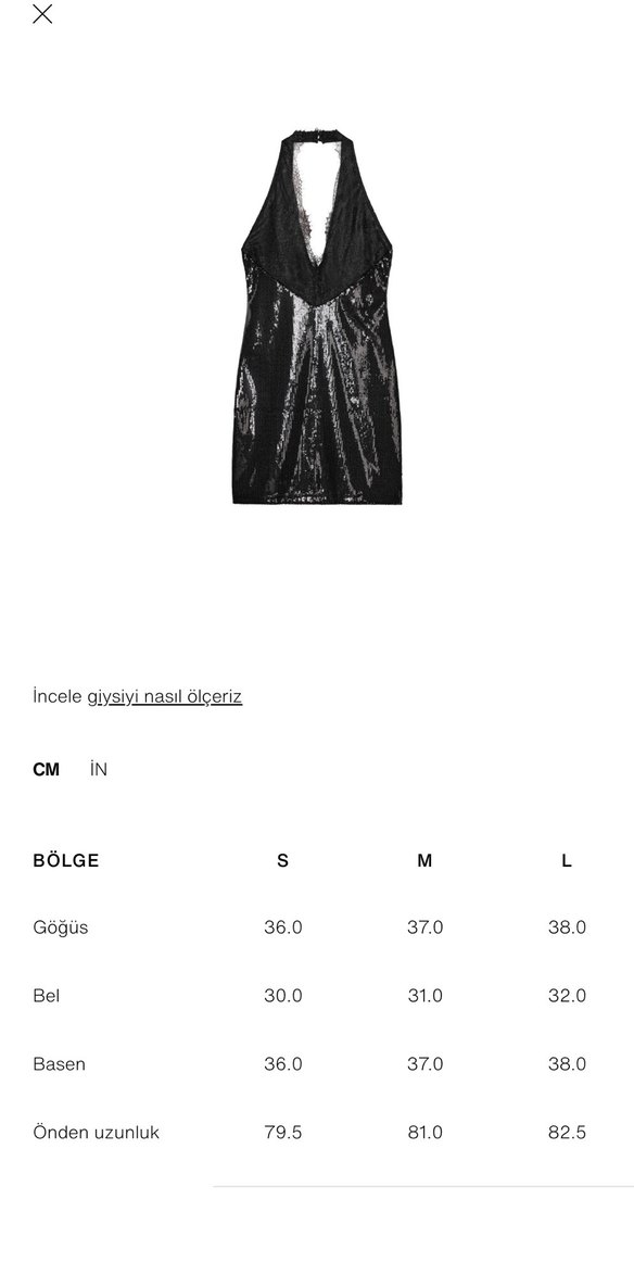 Zara Pullu Mini Elbise - Görsel 5