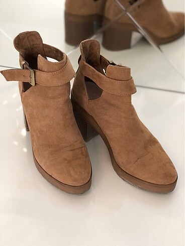 Bershka Bershka Kahverengi 38 numara bot