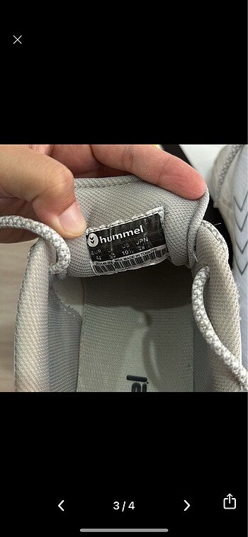 44 Beden beyaz Renk Hummel erkek spor ayakkabı