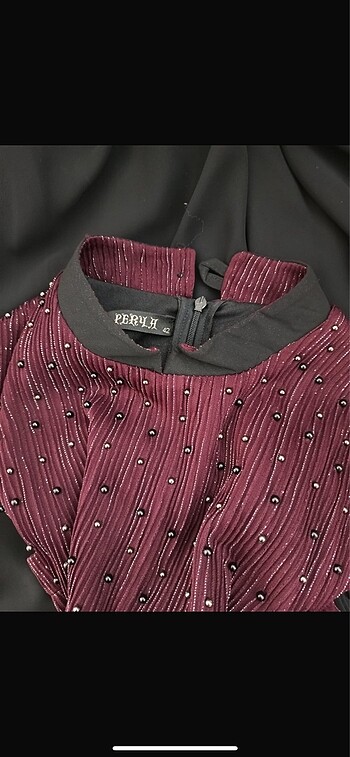 42 Beden bordo Renk Abiye elbise