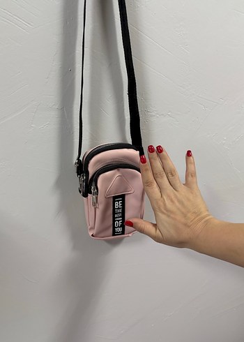 LC Waikiki LC WAİKİKİ MARKA Pembe Baskılı Kadın Çantası