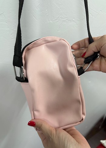 Beden pembe Renk LC WAİKİKİ MARKA Pembe Baskılı Kadın Çantası