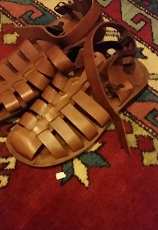 40 Beden kahverengi Renk sandalet