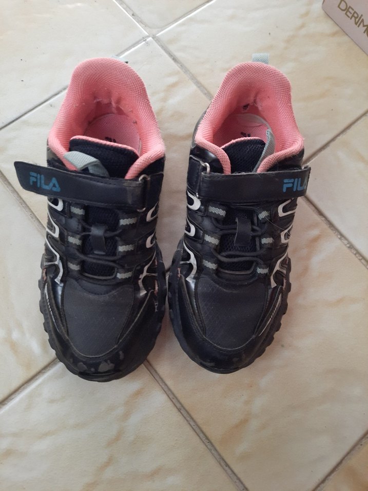 FILA kiz Çocuk Siyah-Pembe Sneaker - Görsel 3