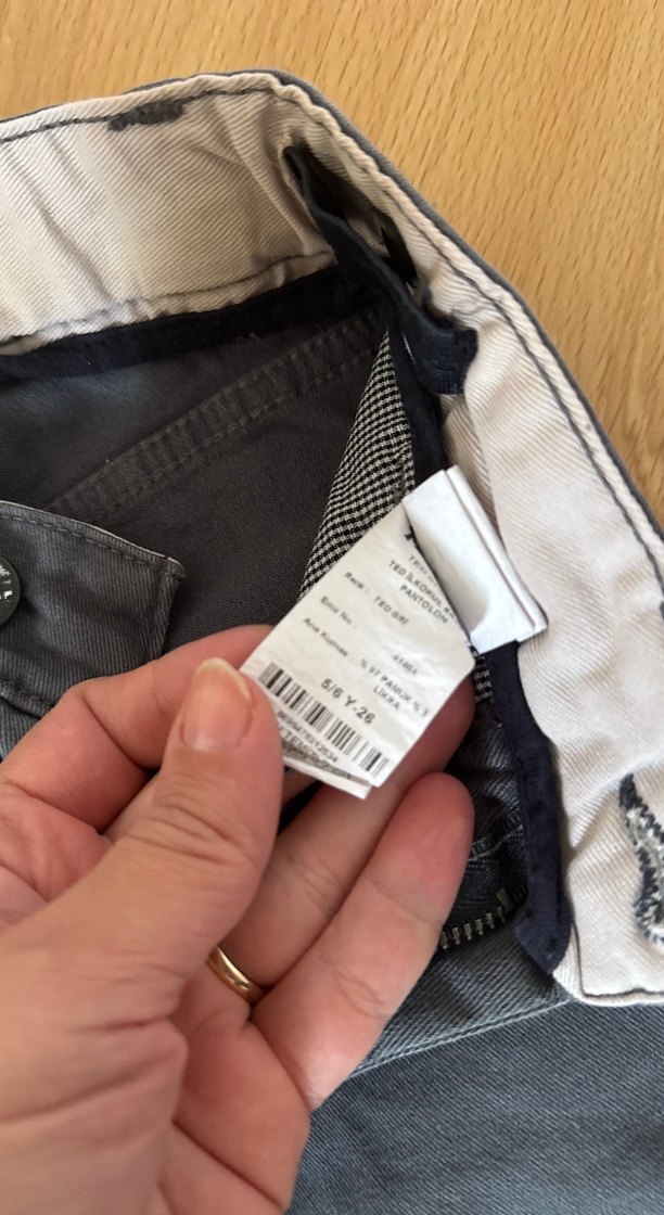 Koyu Lacivert Rahat Kesim Çocuk Pantolonu ted koleji — görsel 3/4
