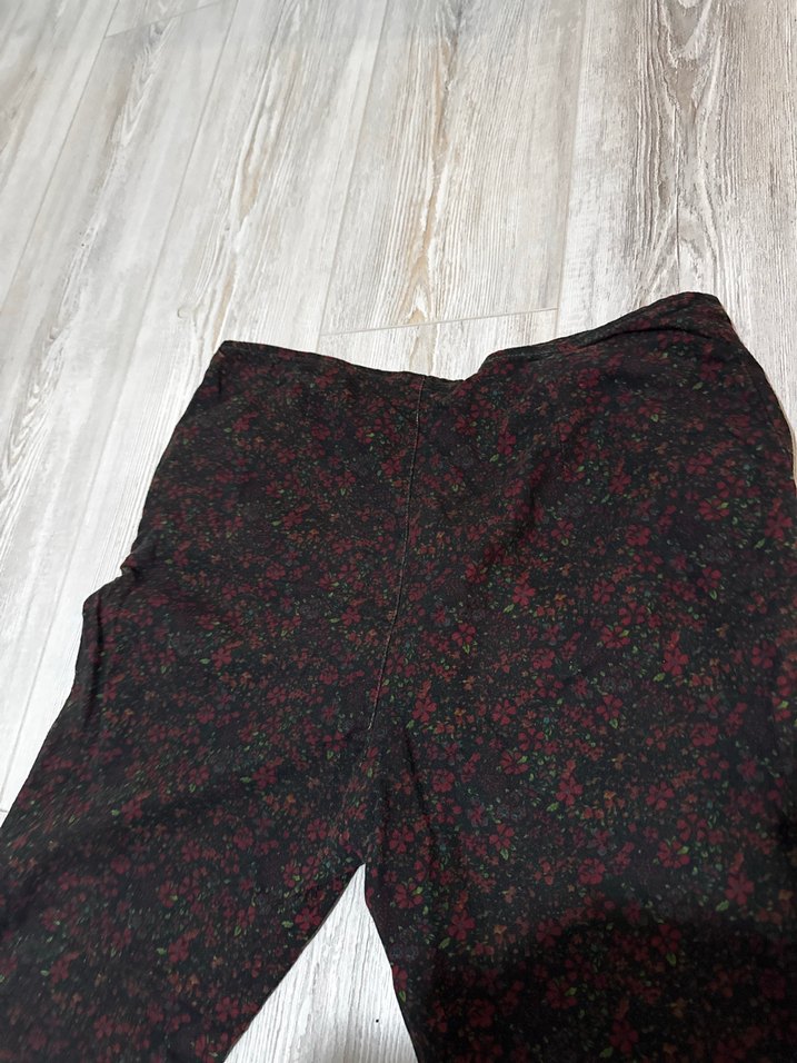 Bohem Çiçekli Yüksek Bel Pantolon — görsel 4/5