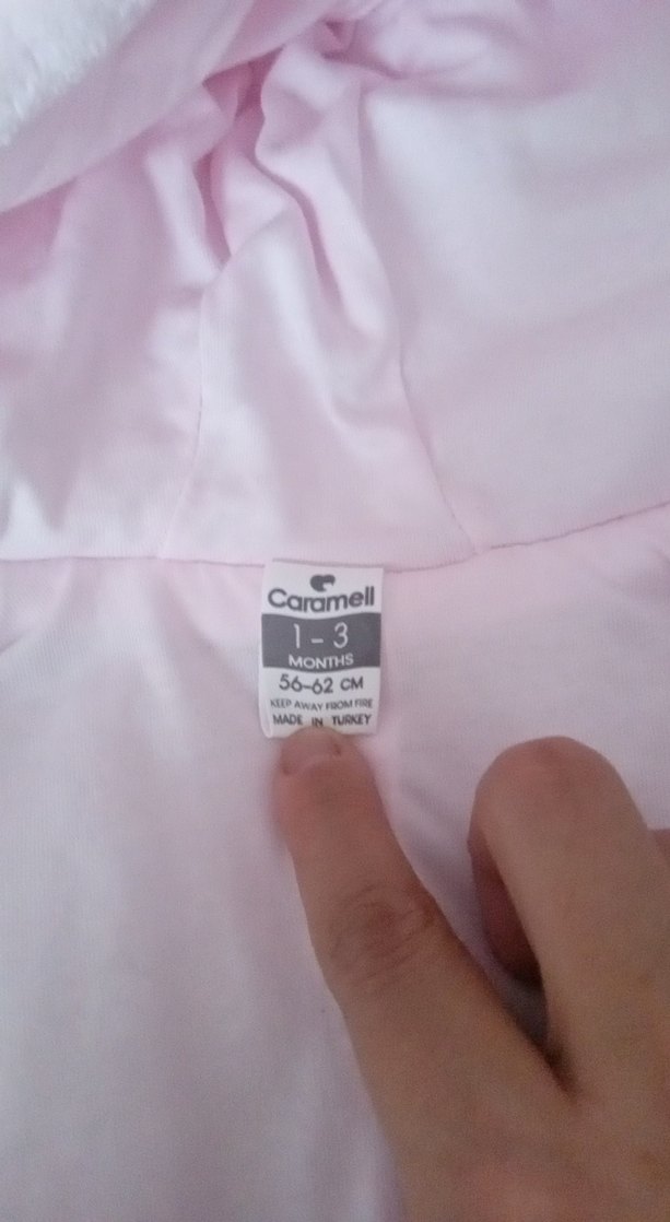 Pembe Peluş Kapüşonlu Kışlık Bebek Full Tulum | - Görsel 4