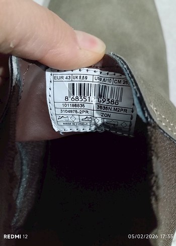 erkek süet bot - Görsel 6