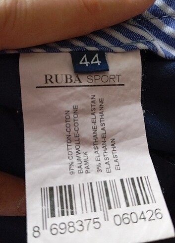 44 Beden Ruba erkek pantalon