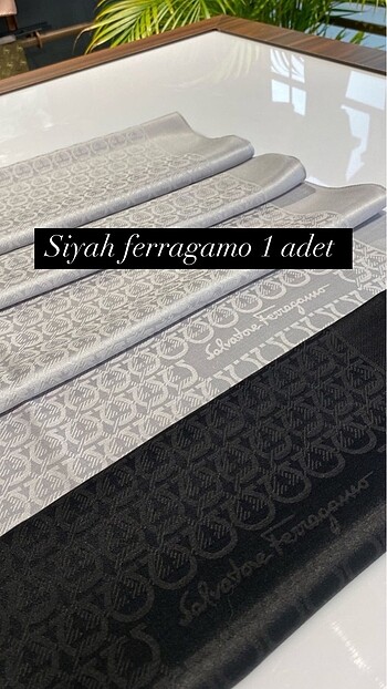  Beden Siyah ferragomo şal