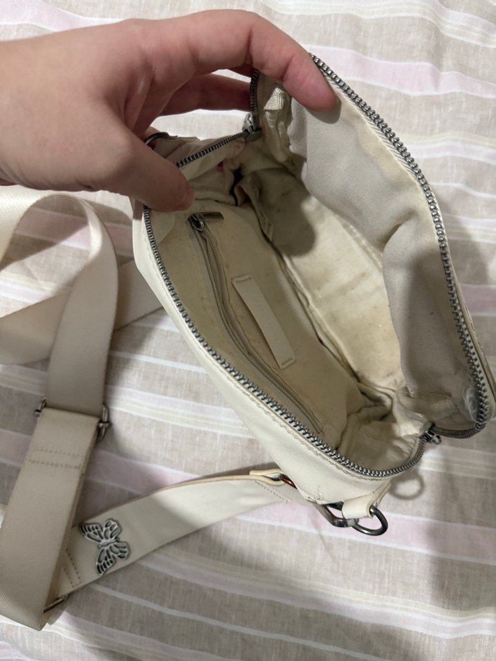 Krem kadın bershka çanta - Görsel 4