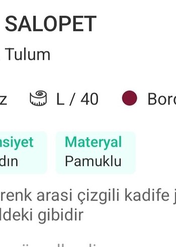 Bordo MÜRDÜM Kadın fitilli kadife Fermuarlı Midi Salopet - Görsel 8