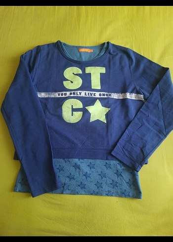 xl Beden lacivert Renk Mavi, lacivert Payetli Sweatshirt