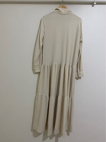xl Beden camel Renk Yazlık Elbise