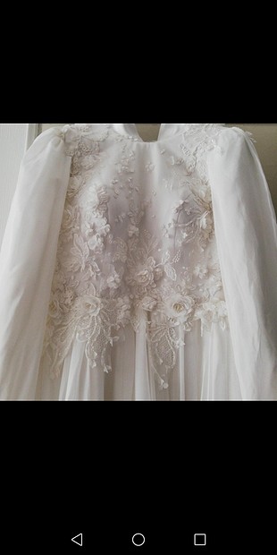 38 Beden beyaz nikah elbisesi 