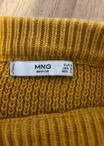 mango Sarı Örgü Kadın Kazak - Görsel 6
