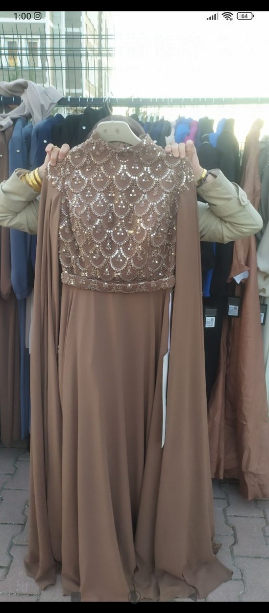 tesettür abiye elbise - Görsel 4