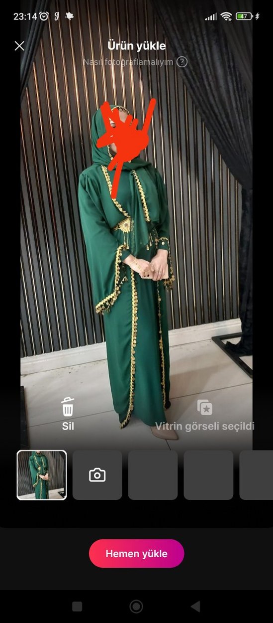 fistan yöresel kıyafet kına gecesi elbisesi - Görsel 2