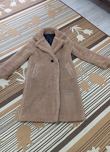 Peluş kaban mont