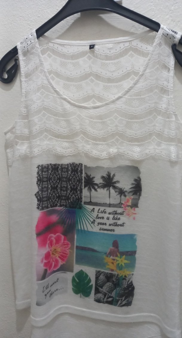 Dantel Detaylı Bohem Atlet... - Görsel 2