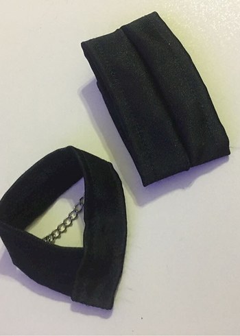 Beden Renk Zincir Detaylı Siyah Gotik Bebek Kıyafeti