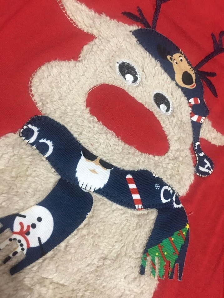 Yılbaşı Geyikli Pijama Takımı - Görsel 2