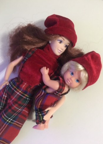 Barbie & Kelly Ekoseli Tulum Set - Görsel 2