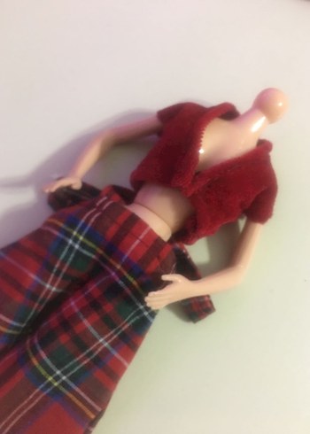 Barbie & Kelly Ekoseli Tulum Set - Görsel 5