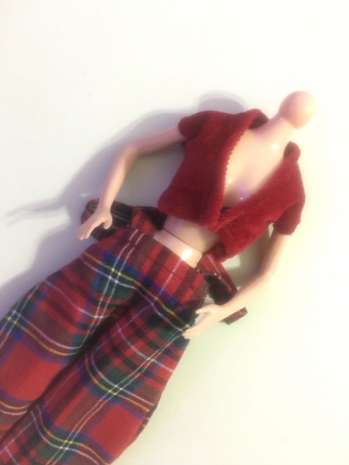 Barbie & Kelly Ekoseli Tulum Set - Görsel 4