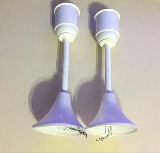 2 Adet Sıfır Plastik Tavan Asma Duy