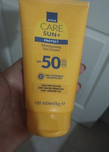 Avon Care Sun+ SPF 50 Nemlendirici Güneş Kremi 150ml