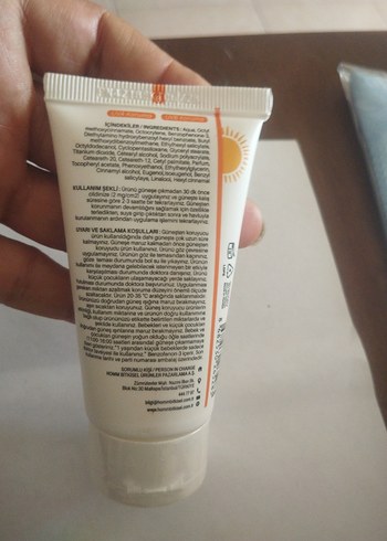Beden Homm Güneş Kremi SPF 50, Tüm Cilt Tipleri İçin