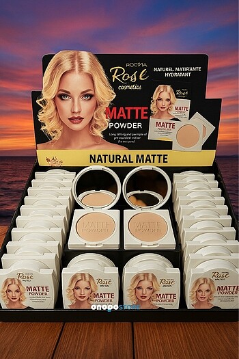 Rose MATTE Kompakt Pudra ? Kadifemsi Matlık | 2 Renk Seçeneği (#