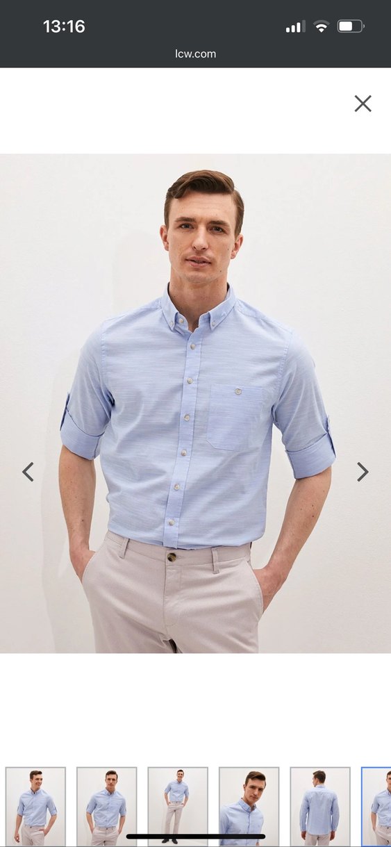 Regular Fit Kısa Kollu Erkek Gömlek - Görsel 3