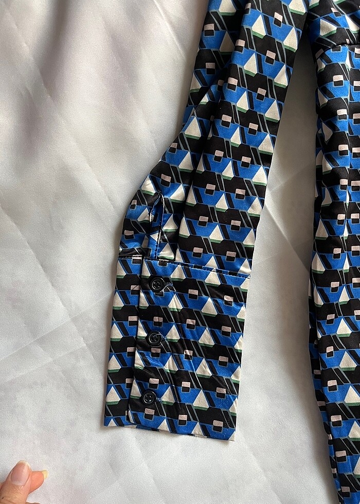 Saten elbise - Görsel 3