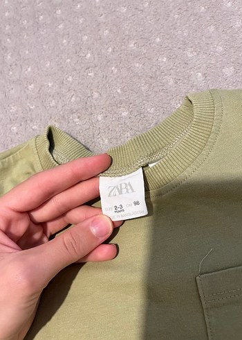 Çocuk için haki uzun kollu içlik - Görsel 2