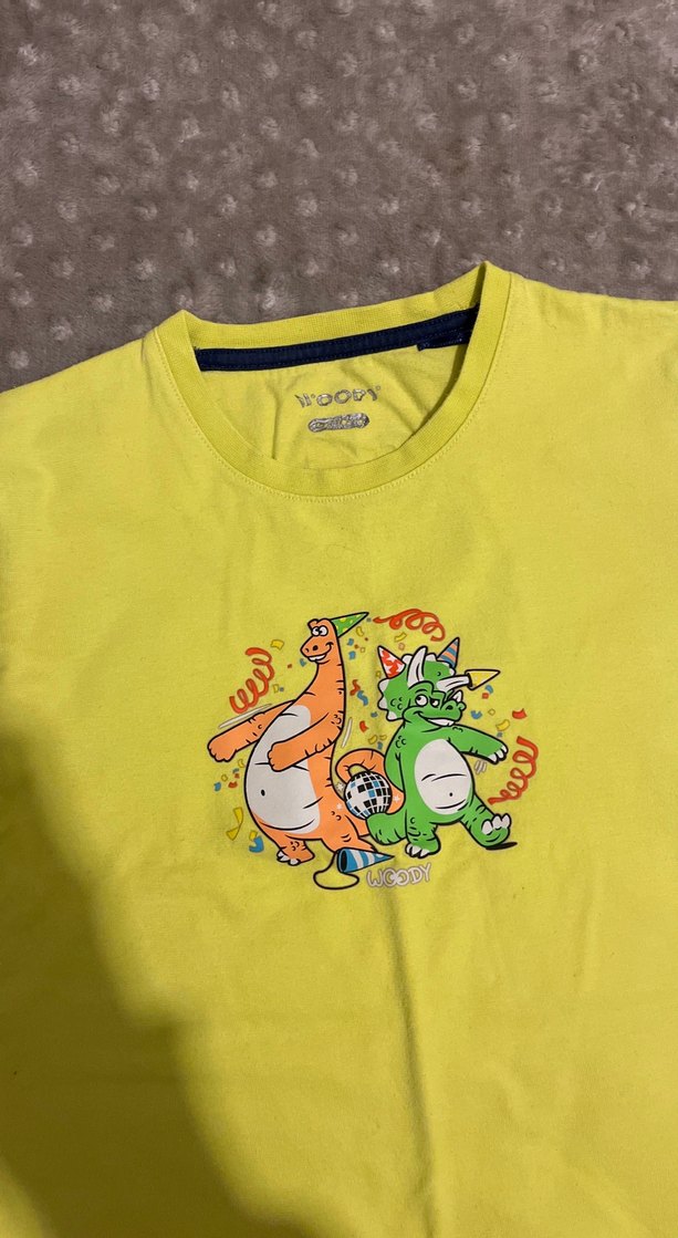 Sarı Desenli Uzun Kollu Tişörtü - Görsel 2