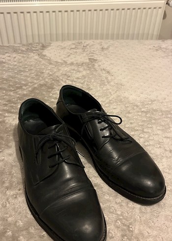 Klasik Siyah Deri Erkek Ayakkabısı - Görsel 2