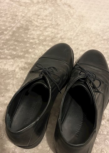 Klasik Siyah Deri Erkek Ayakkabısı - Görsel 4