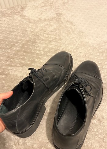 Klasik Siyah Deri Erkek Ayakkabısı - Görsel 3