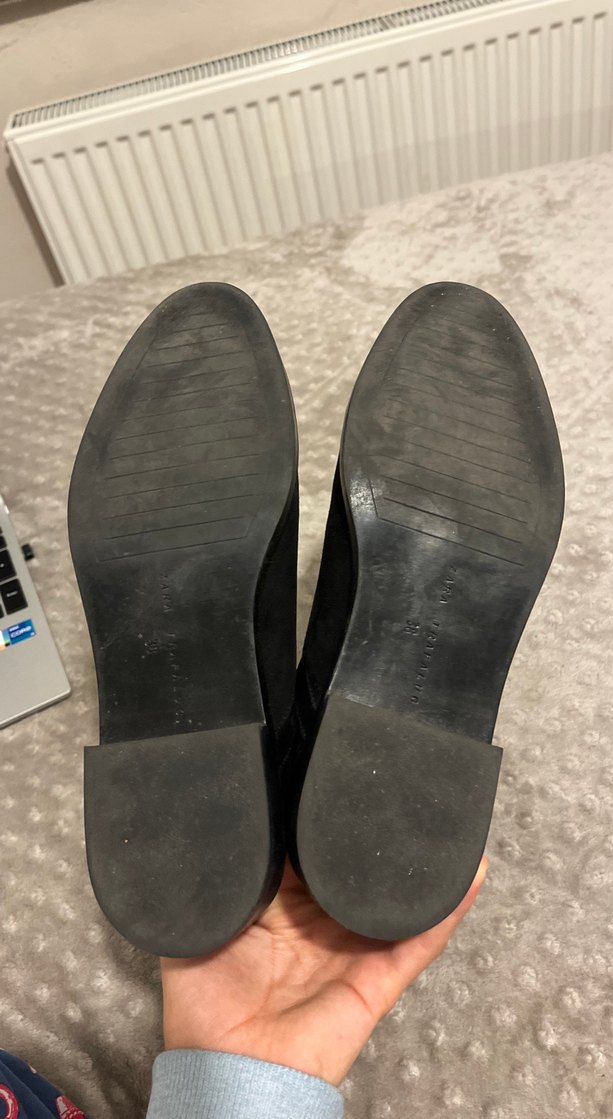 Siyah Süet Tokalı Kadın Bot - Görsel 5