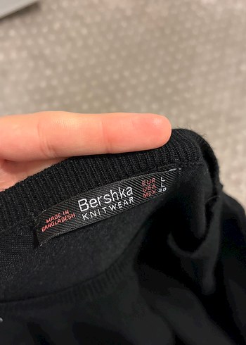 Kadın triko siyah kazak - Görsel 3