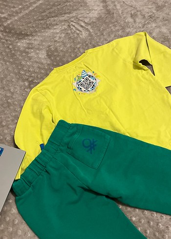 Erkek Bebek Renkli Uzun Kollu Takım - Görsel 3