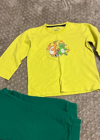 Erkek Bebek Renkli Uzun Kollu Takım - Görsel 2