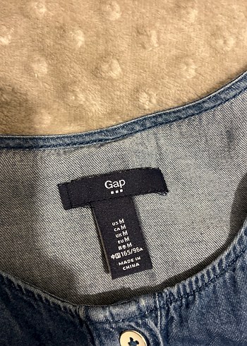 Düğmeli Uzun Kollu Jean Kadın Tulum - Görsel 5