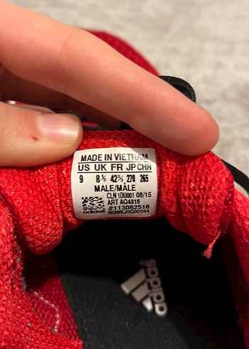 Kırmızı Adidas ErkekSpor Ayakkabı - Görsel 8