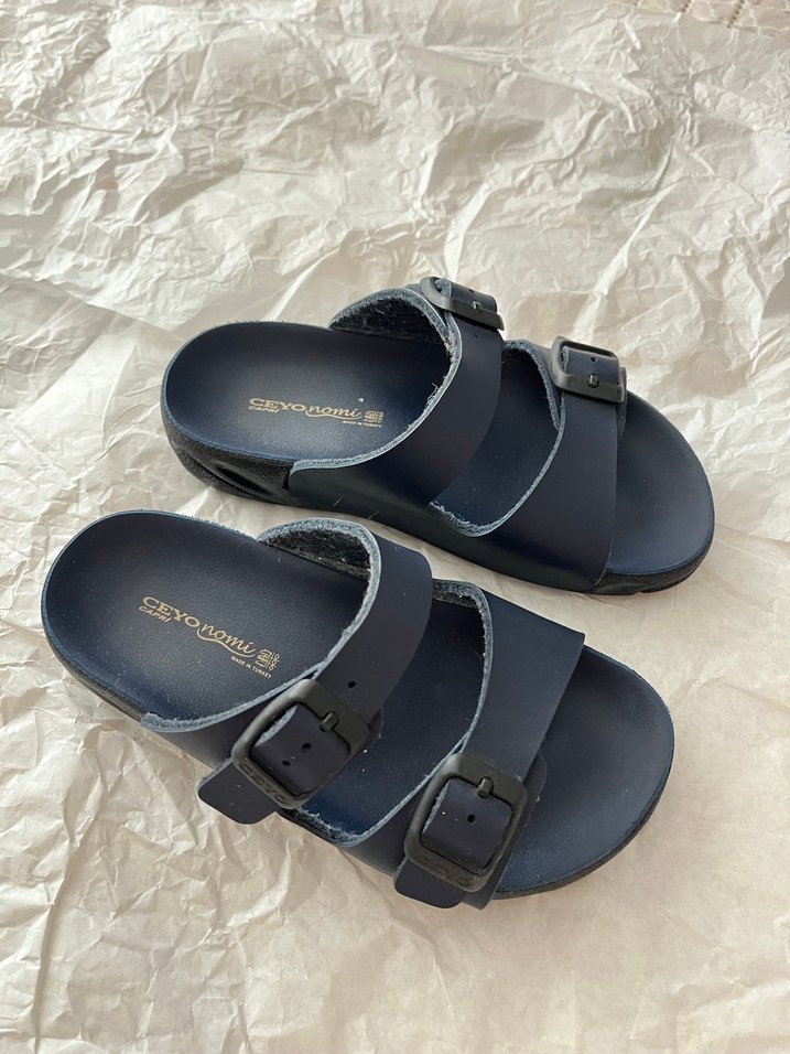 Erkek Çocuk Lacivert Tokalı Rahat Terlik - Görsel 3