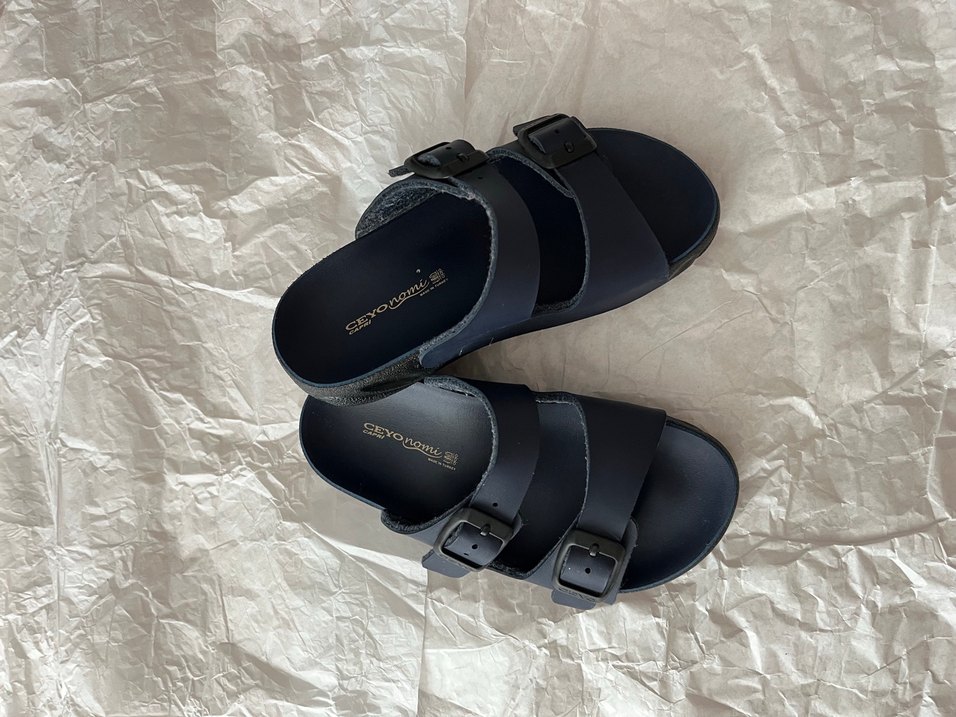 Erkek Çocuk Lacivert Tokalı Rahat Terlik - Görsel 2